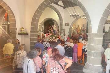 Telde rinde tributo a San Lorenzo en la capital grancanaria/Francisco Javier Santana.